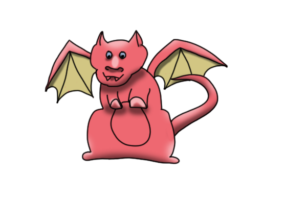 A recently hatched player dragon