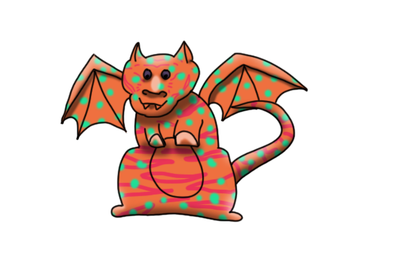 A recently hatched player dragon