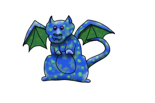 A recently hatched player dragon