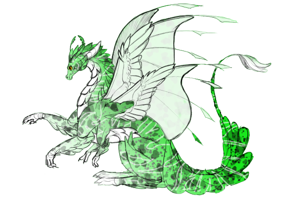 A recently hatched player dragon