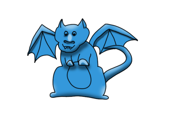 A recently hatched player dragon