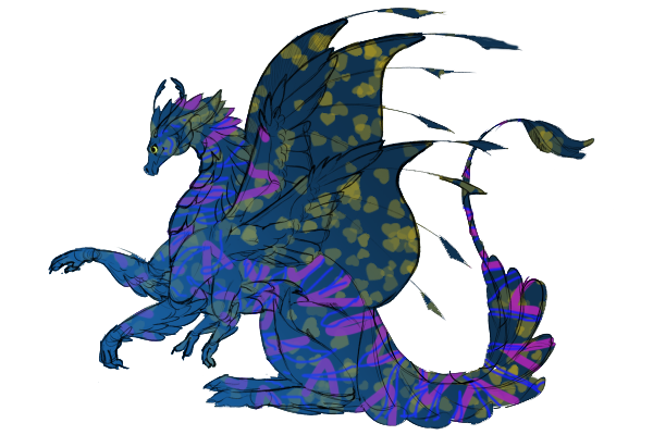 A recently hatched player dragon